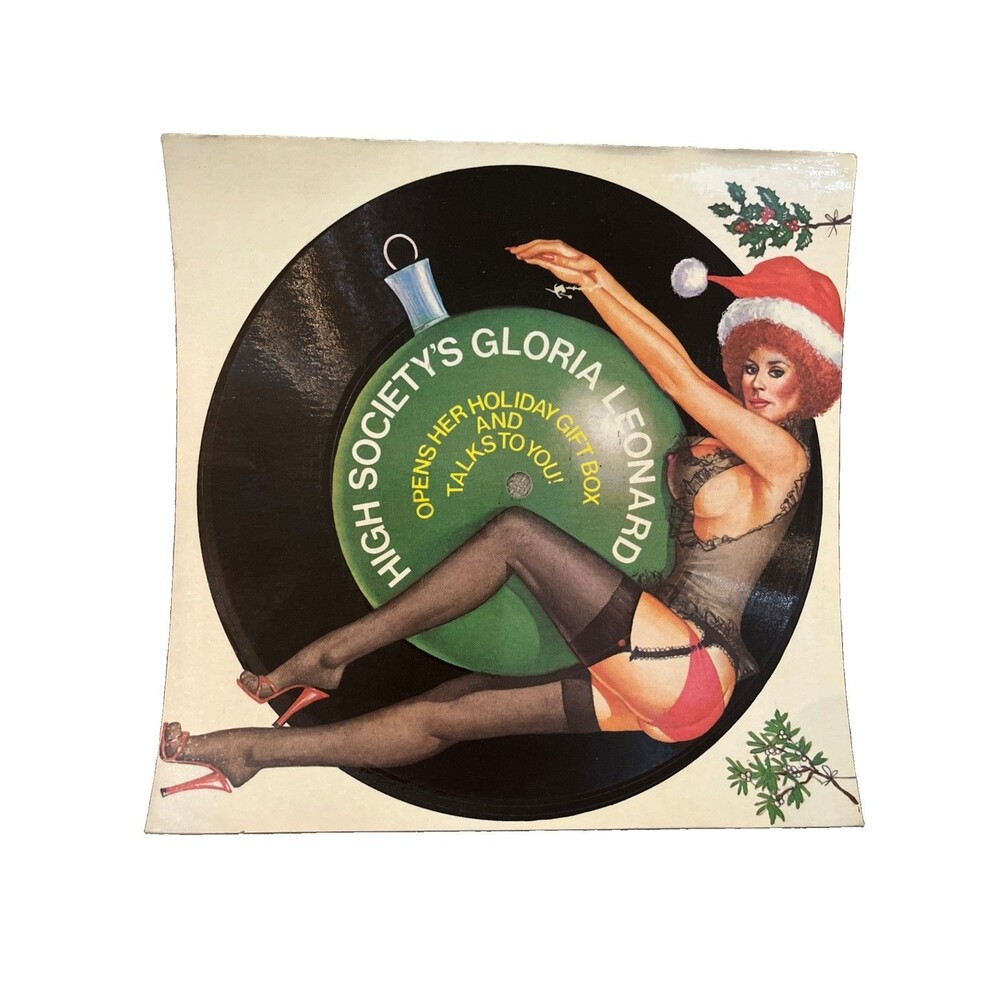 Gloria Leonard Holiday Gift Box Paper Record High Society Porn Actress Risque